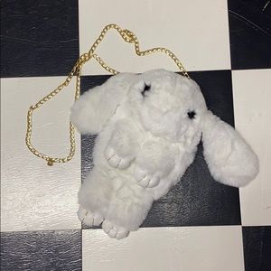 Fluffy Bunny Plush Purse / Backpack 🐰